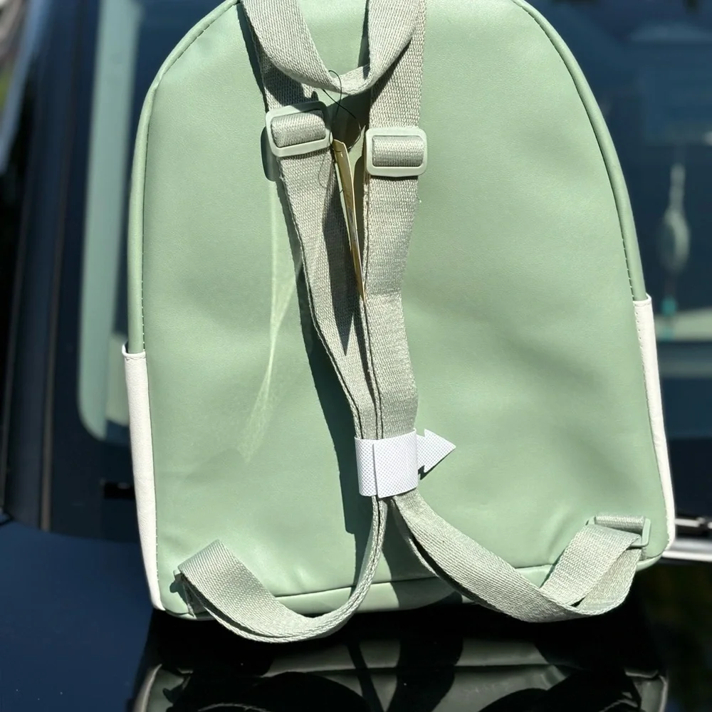 Disney Stitch and Angel Kids Backpack - Cream and Green